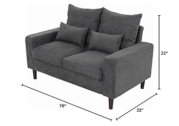 Amazon.com: Panana Convertible Sectional Sofa L-Shape Sofa